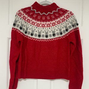 Jacquard-knit Sweater